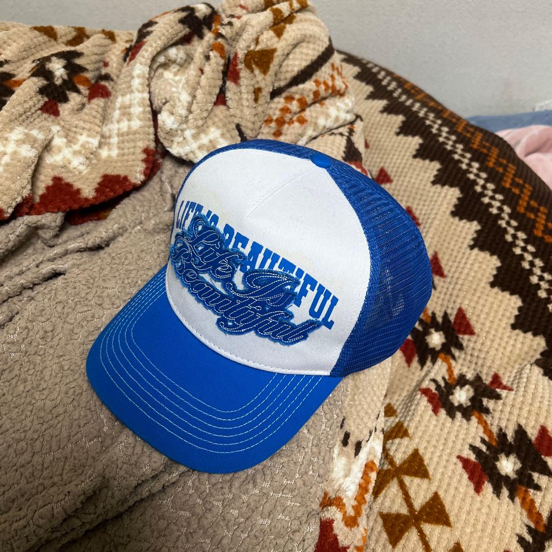 xizle メッシュキャップ　ブルー