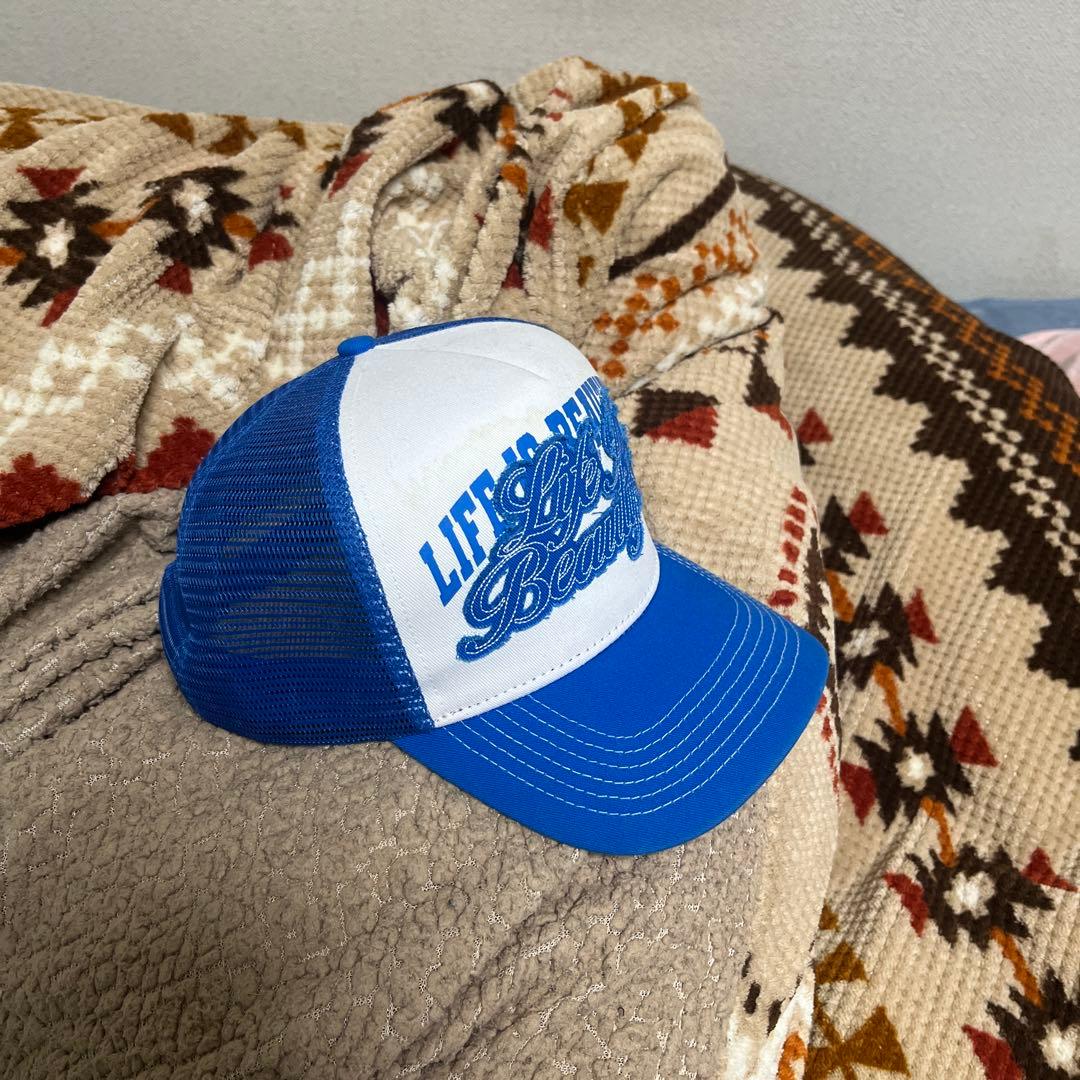 xizle メッシュキャップ　ブルー