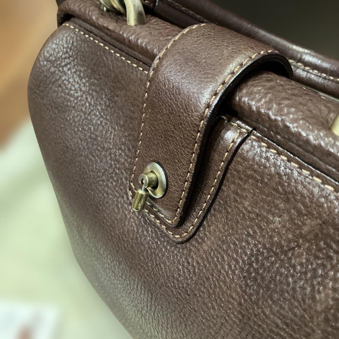 土屋鞄製造所 オイルヌメボストンミニショルダーこげ茶