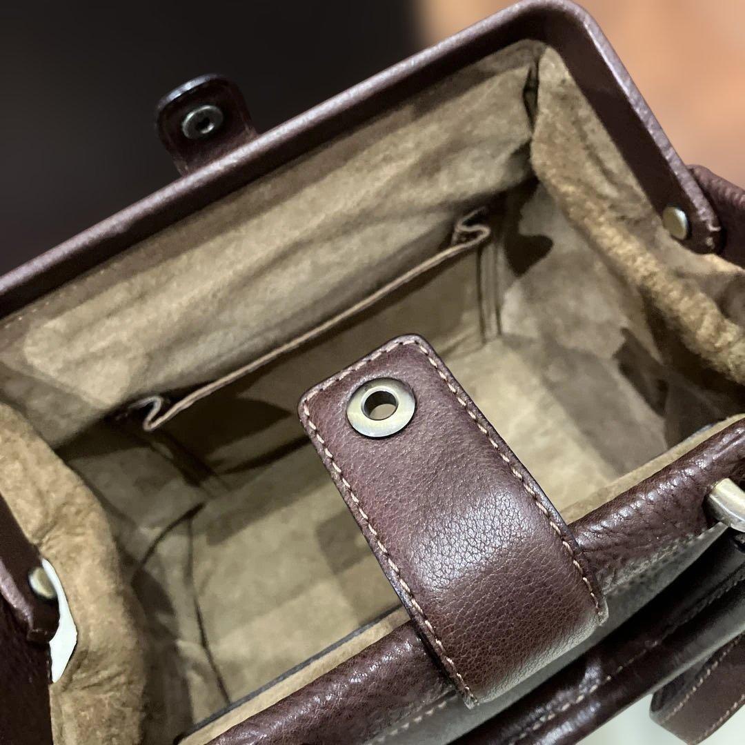 土屋鞄製造所 オイルヌメボストンミニショルダーこげ茶