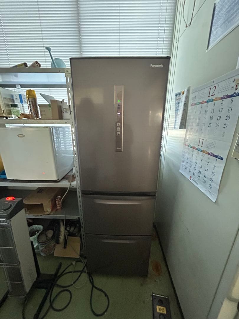 Panasonic 冷蔵庫 グレー エコナビ 365L