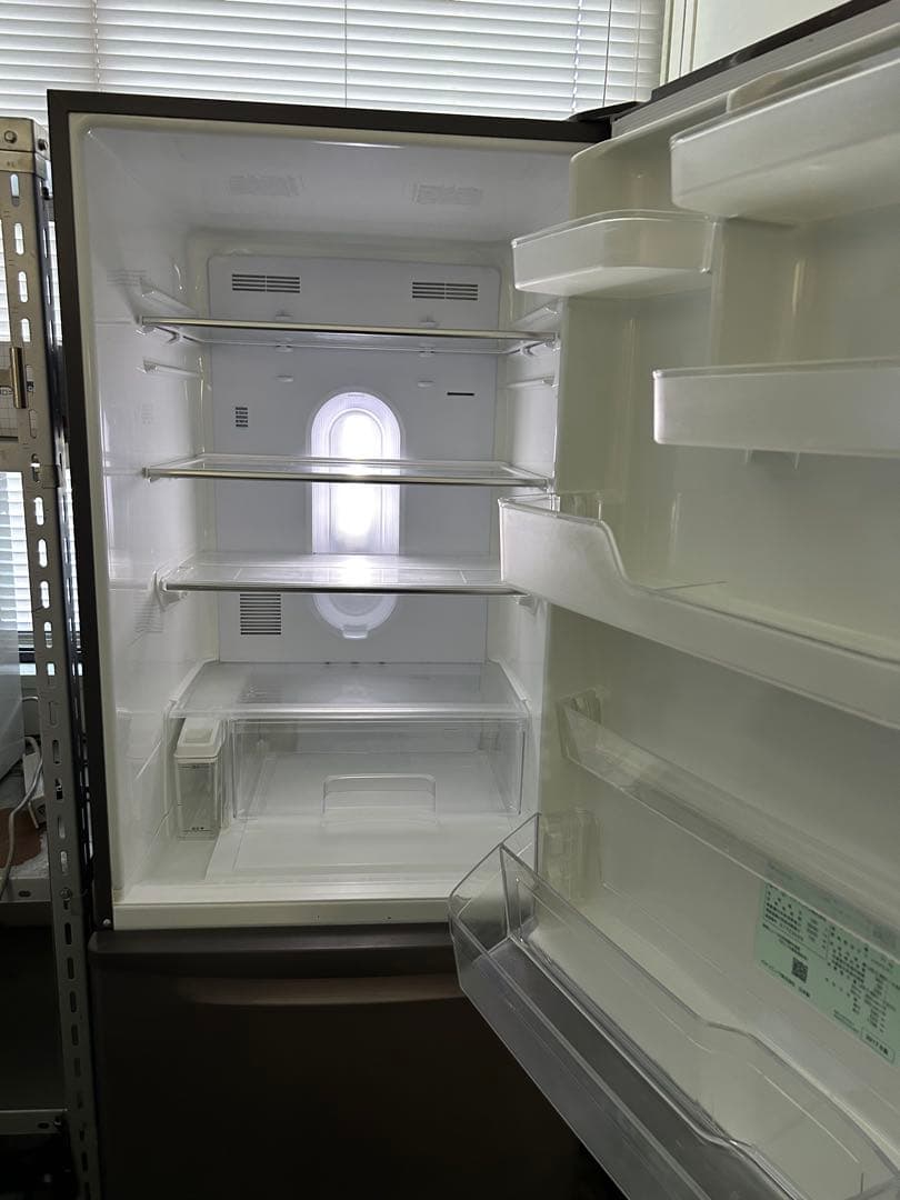 Panasonic 冷蔵庫 グレー エコナビ 365L