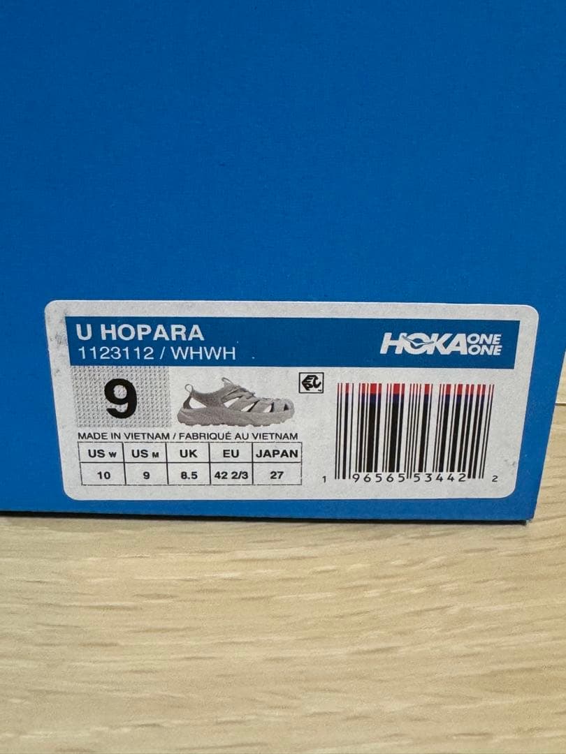 【限定価格】HOKA HOPARA ホカ　ホパラ 27cm