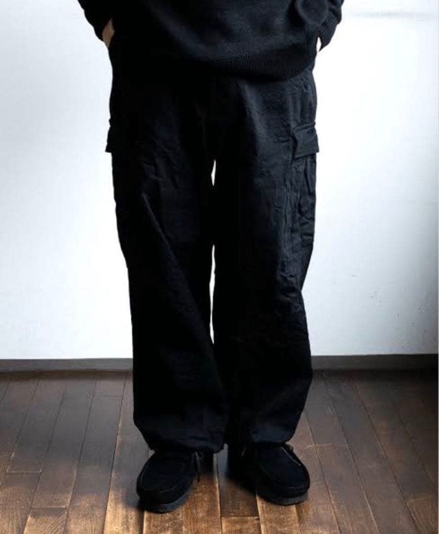 23ss COMOLI コモリ ブラック デニム B.D.U パンツ 2