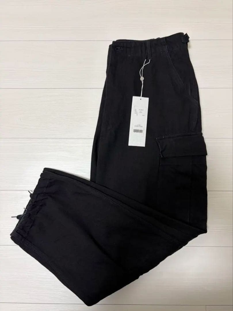 23ss COMOLI コモリ ブラック デニム B.D.U パンツ 2