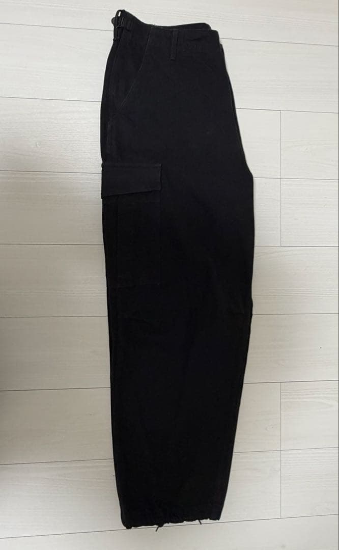 23ss COMOLI コモリ ブラック デニム B.D.U パンツ 2