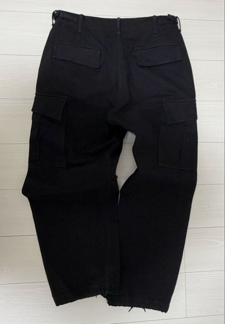 23ss COMOLI コモリ ブラック デニム B.D.U パンツ 2