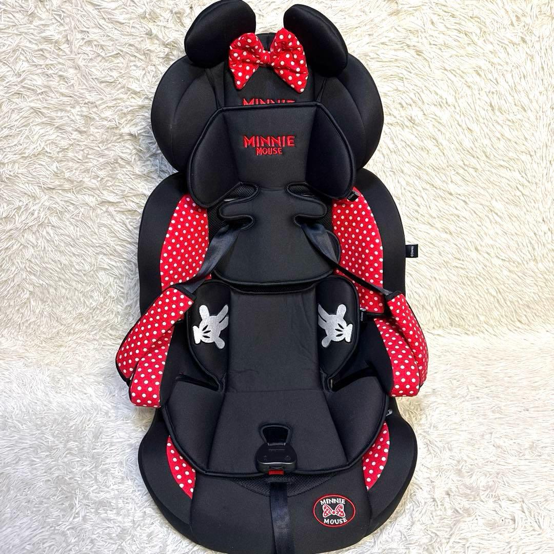 『美品‼︎』西松屋限定　ミニーマウス ジュニアシート チャイルドシート