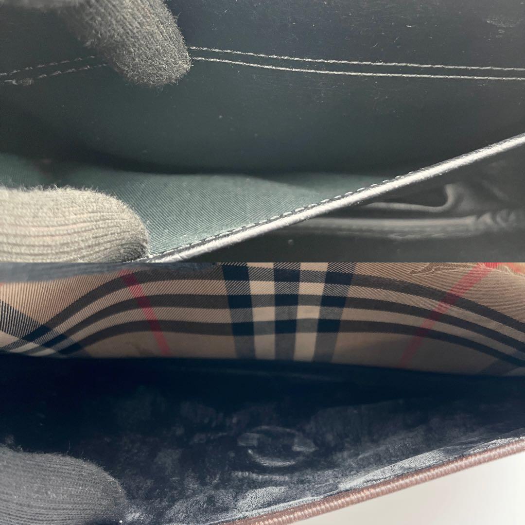 希少✨ バーバリー ショルダーバッグ フラップ ノバチェック レザー ホースロゴ