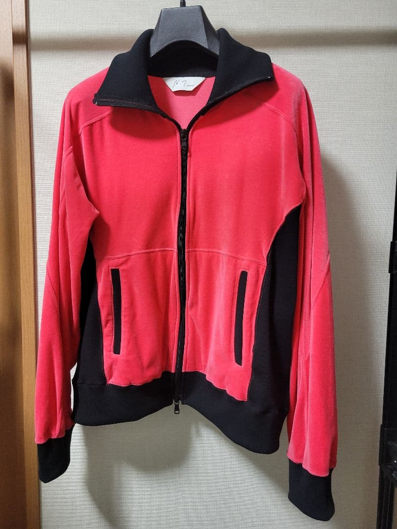 トップス ANCELLM VELOUR SWITCHING JACKET