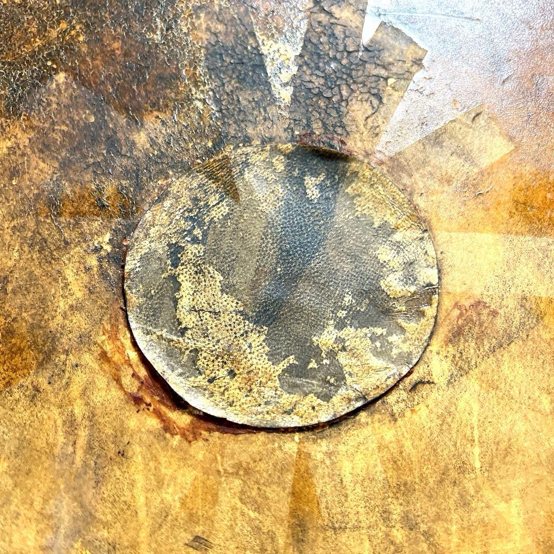 【大型】平太鼓 52.5cm×20cm 古太鼓 歌舞伎囃子 お囃子 古木