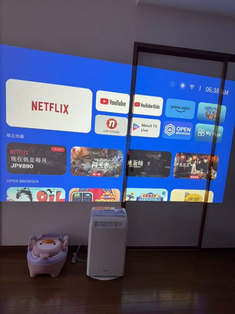 Sinbox プロジェクター 1200 ANSIルーメン