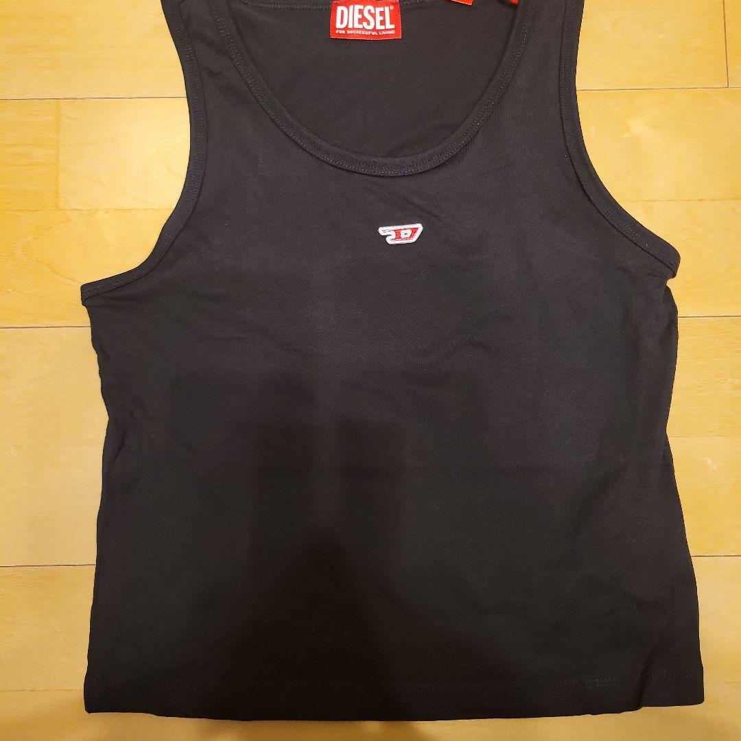 専用DIESEL ブラック ノースリーブタンクトップ