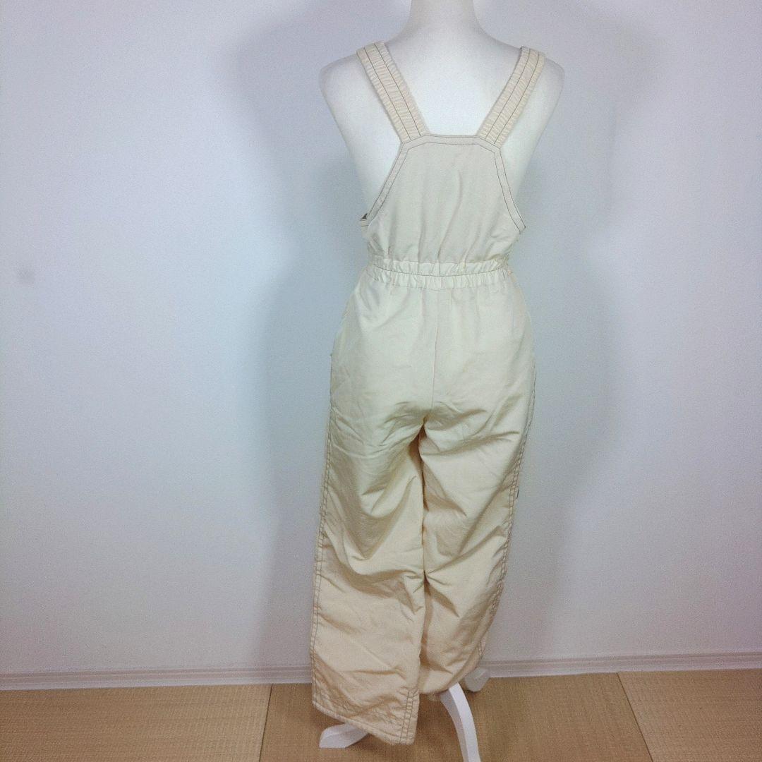 レディース　M　スキー　スノーボードウェア　上下セット　ブラック　チェック柄　白