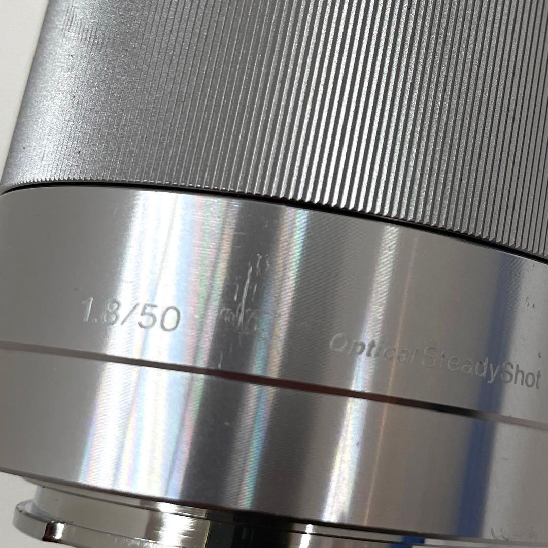 SONY E 50mm F1.8 OSS 望遠単焦点レンズ SEL50F18
