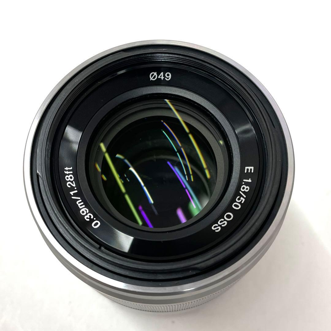 SONY E 50mm F1.8 OSS 望遠単焦点レンズ SEL50F18