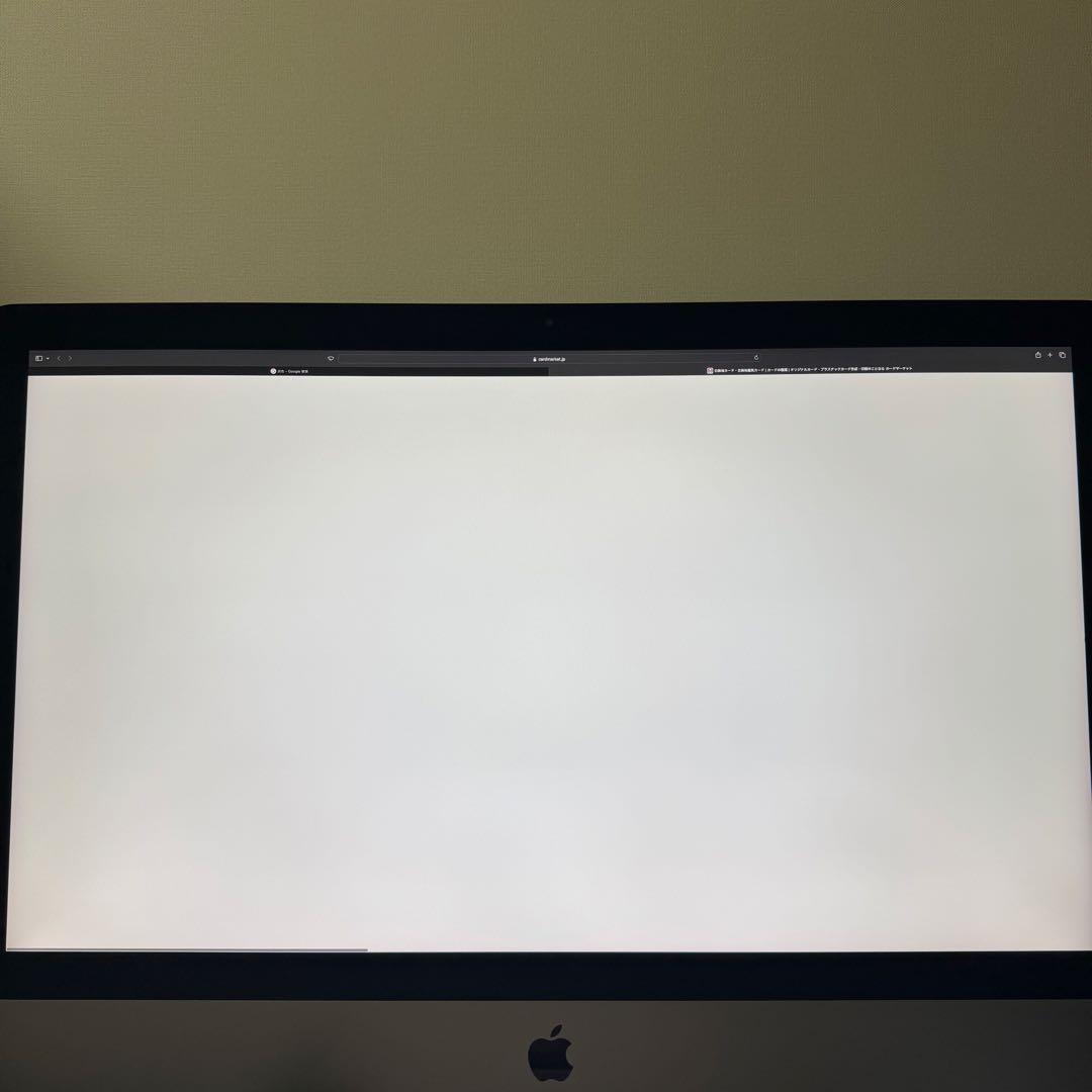 美品　Apple iMac 27インチ Retina 5K (2019) 箱あり
