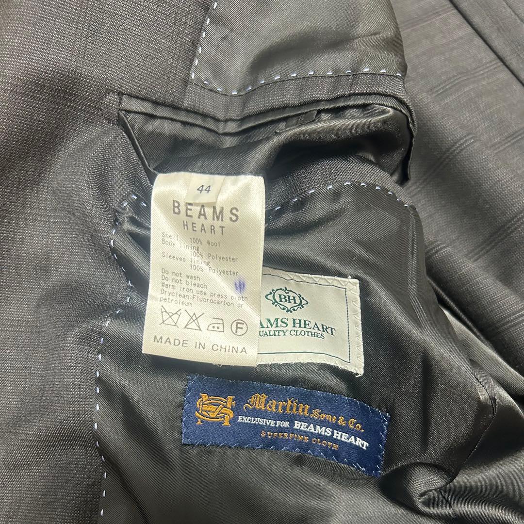 BEAMS HEART 3ピーススーツ サイズ44 セットアップ ビームス