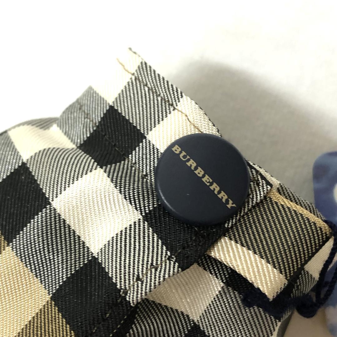 【未使用保管品】5F457/バーバリー/折り畳み傘/ノバチェック/ブラウン/茶