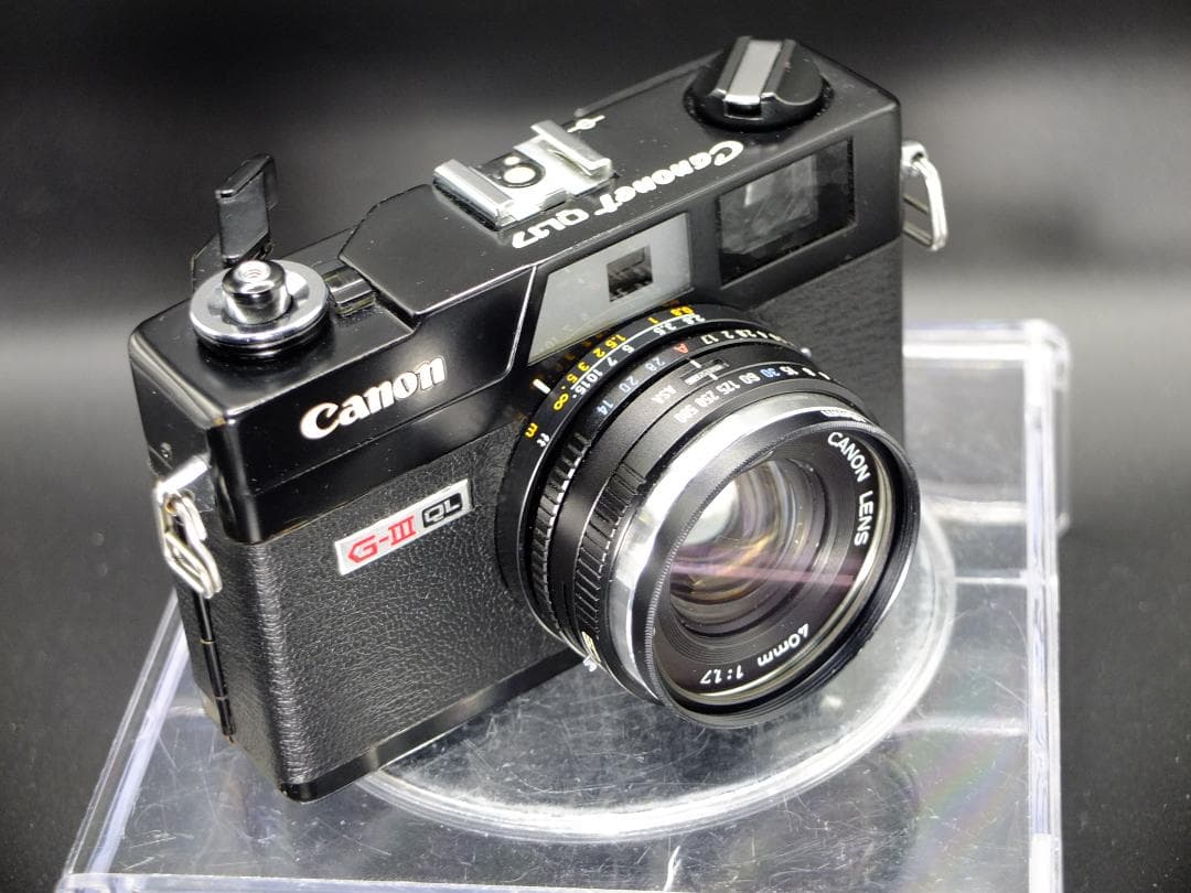 キャノネットQL17GⅢブラック／40mmf1.7付【実写確認整備済】