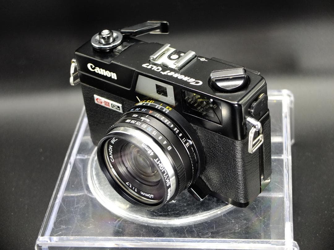 キャノネットQL17GⅢブラック／40mmf1.7付【実写確認整備済】