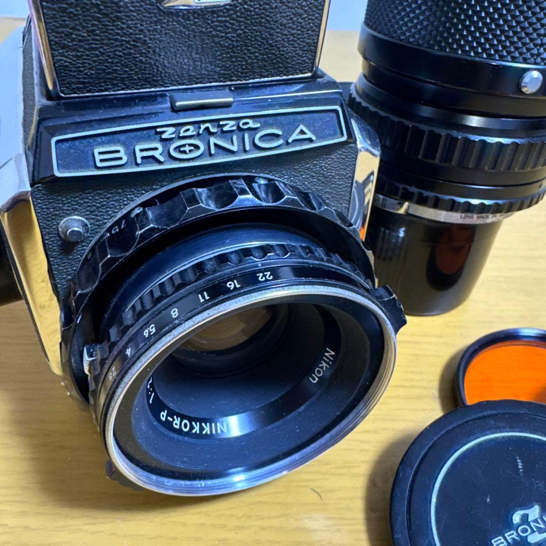 フィルムカメラ ZENZA BRONICA S2 + 75mm F2.8 + 200mm F4