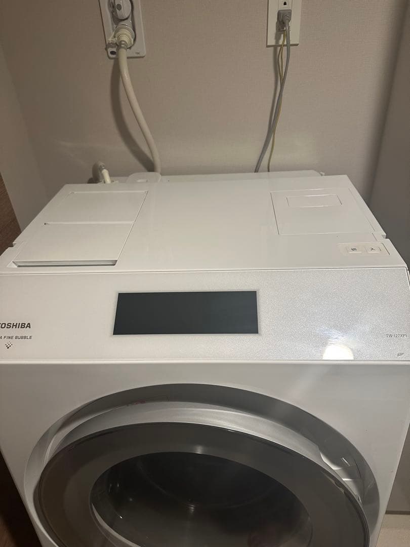 最安値　TOSHIBA ドラム式洗濯機 ZABOON TW-127XP1L(W)