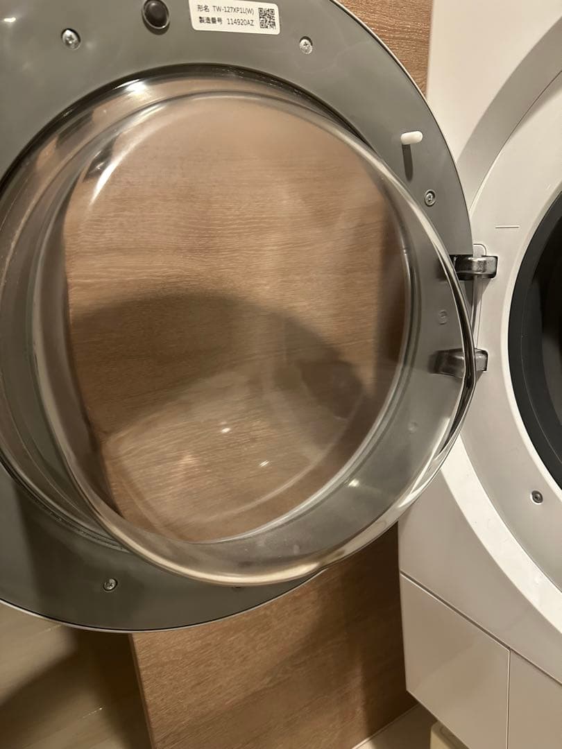 最安値　TOSHIBA ドラム式洗濯機 ZABOON TW-127XP1L(W)