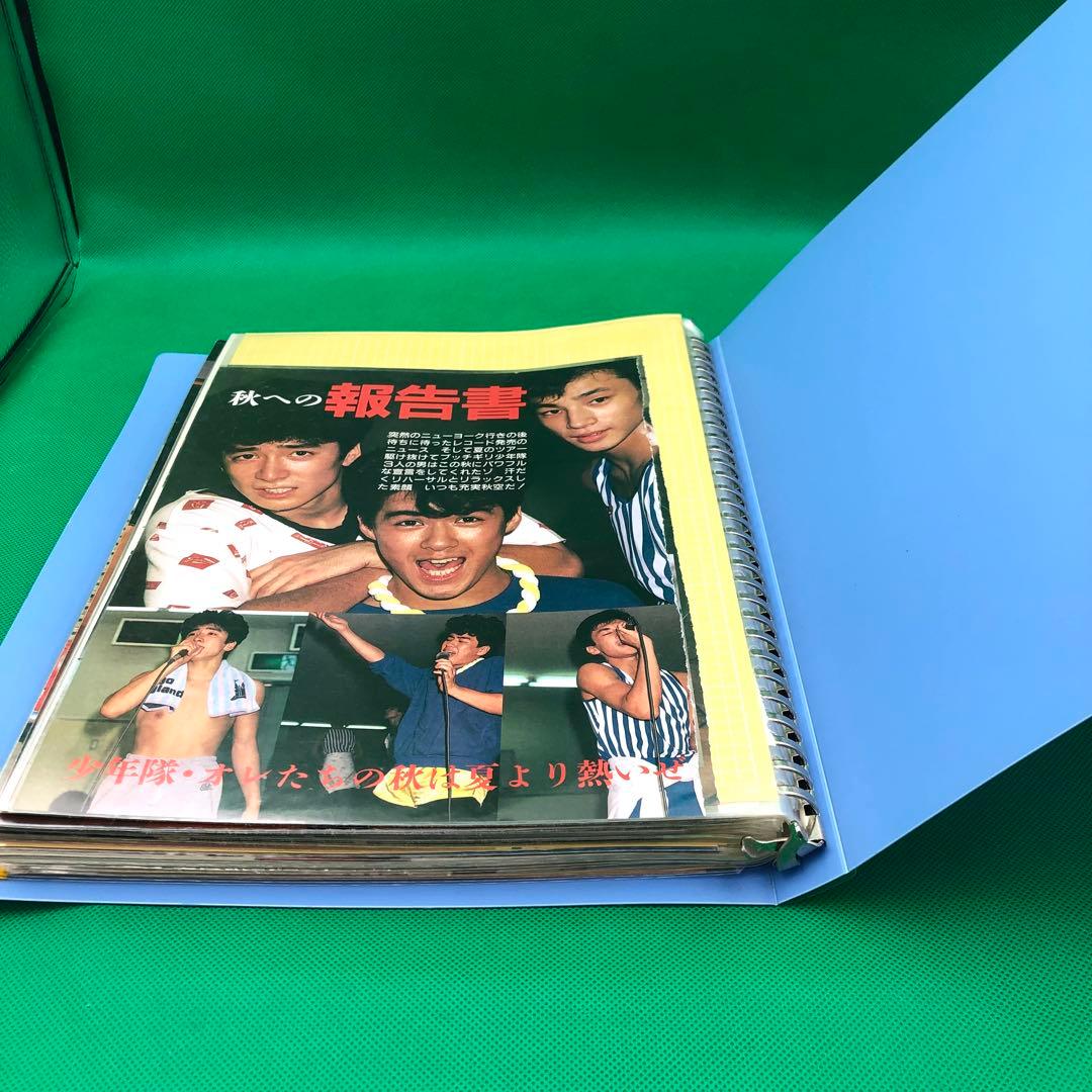 GR770 少年隊 A4雑誌切り抜き ポスター 錦織一清 植草克秀 東山紀之