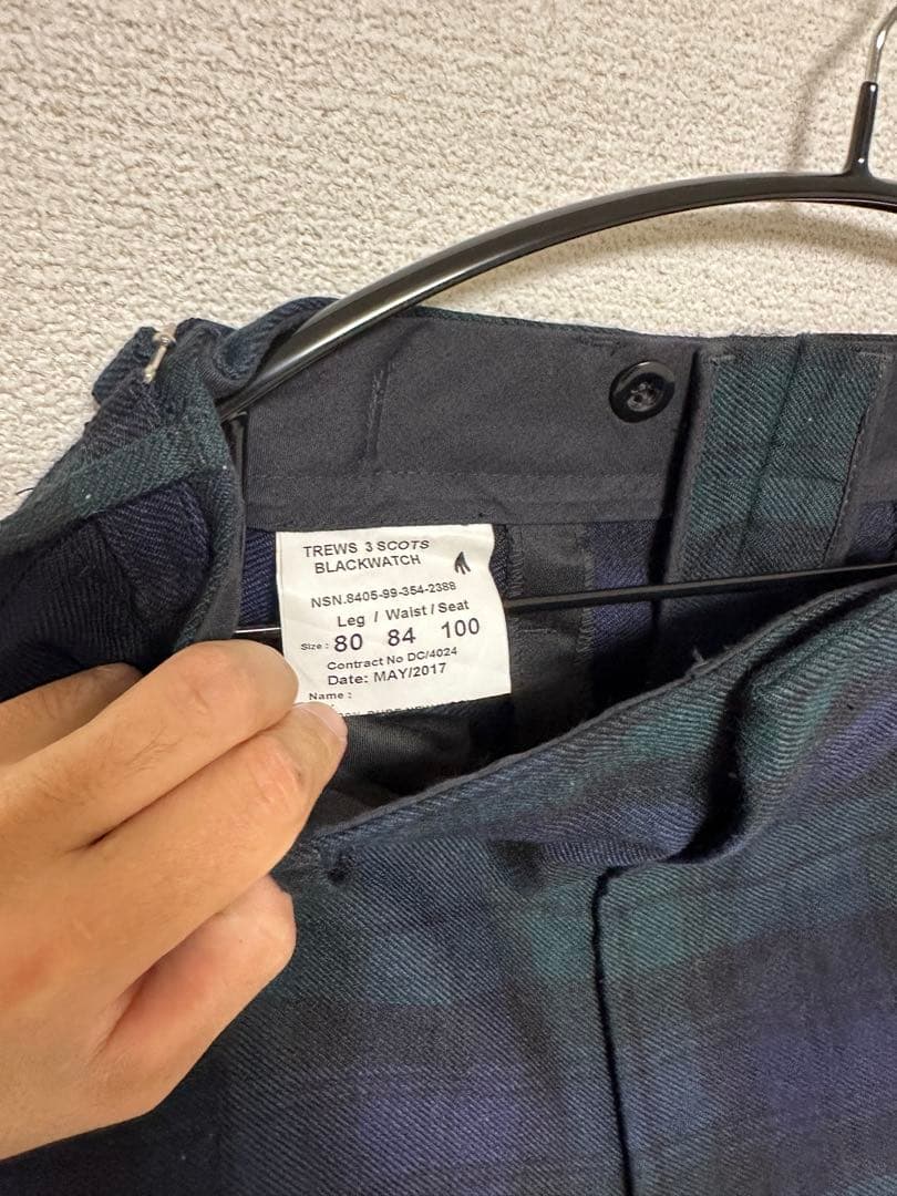 スコットランド軍　セレモニーパンツ　ユーロ　イギリス軍