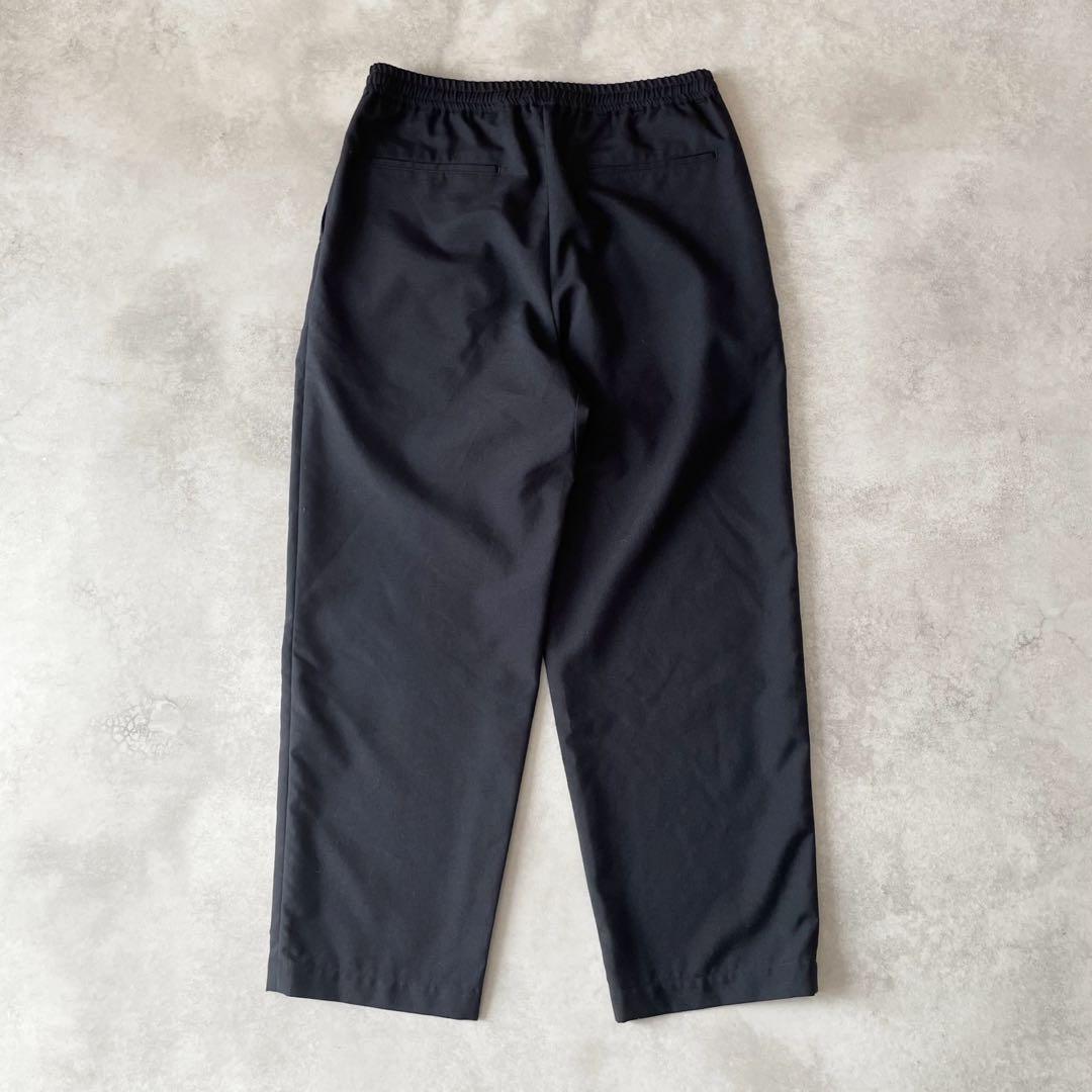 nanamica Shirred Pants イージーパンツ ウール ネイビー