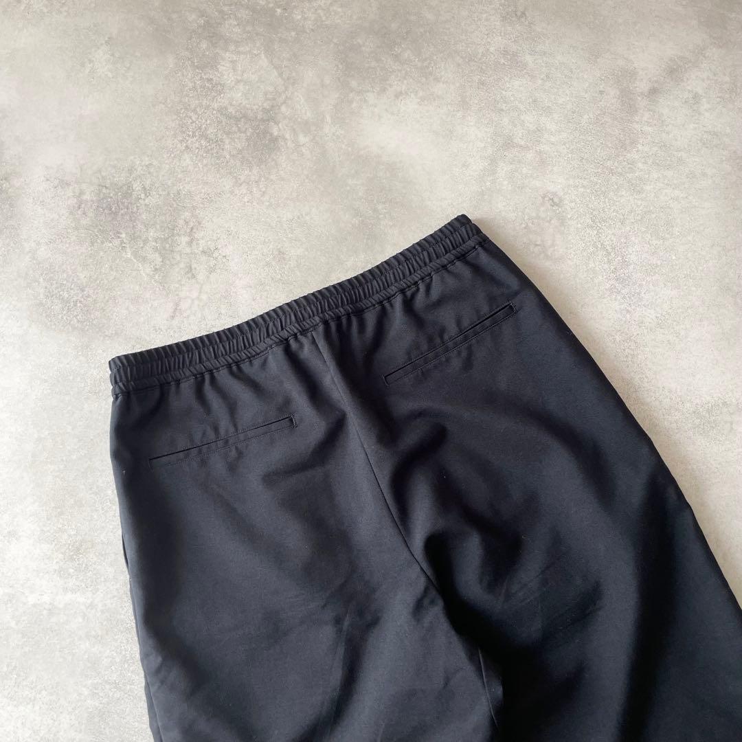 nanamica Shirred Pants イージーパンツ ウール ネイビー