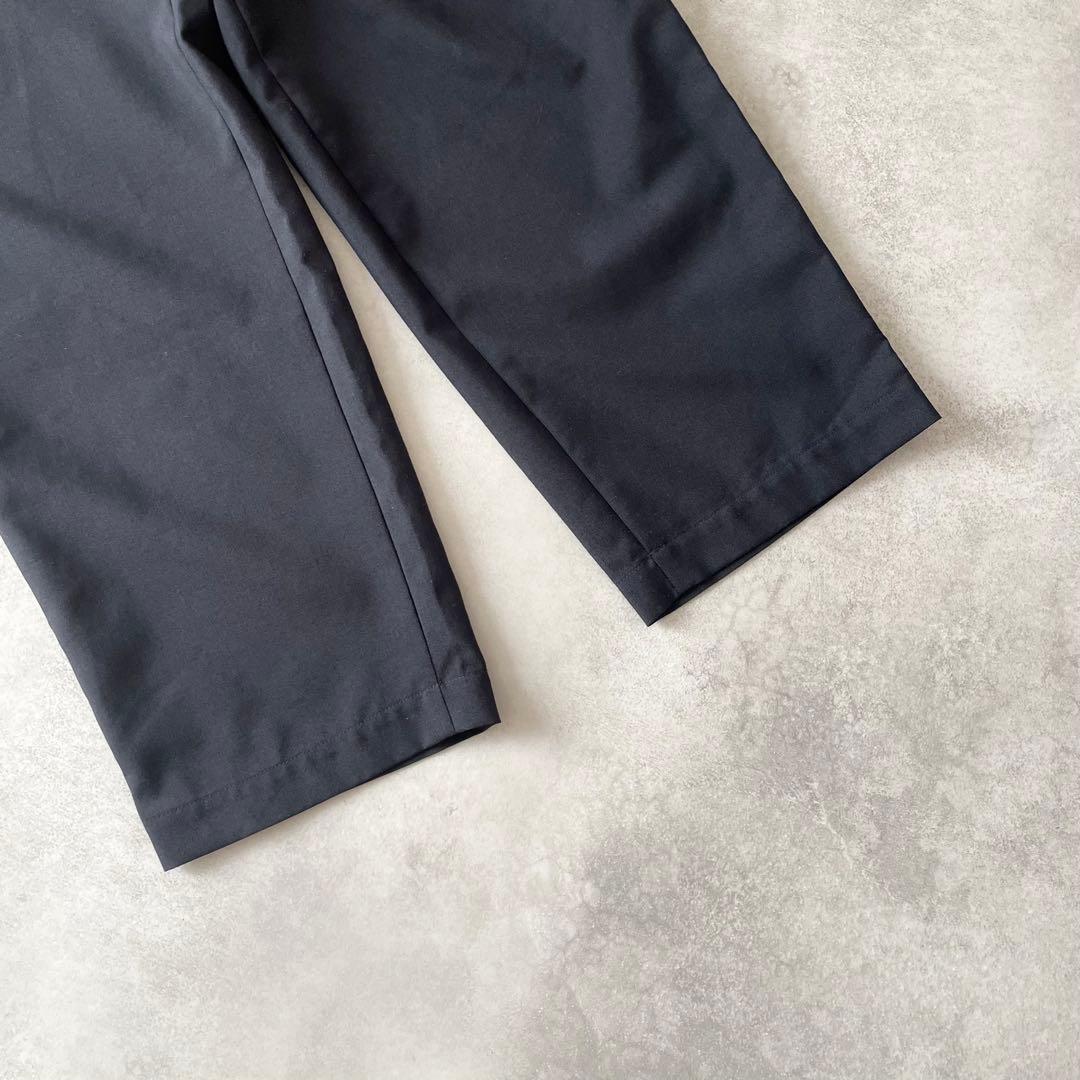 nanamica Shirred Pants イージーパンツ ウール ネイビー