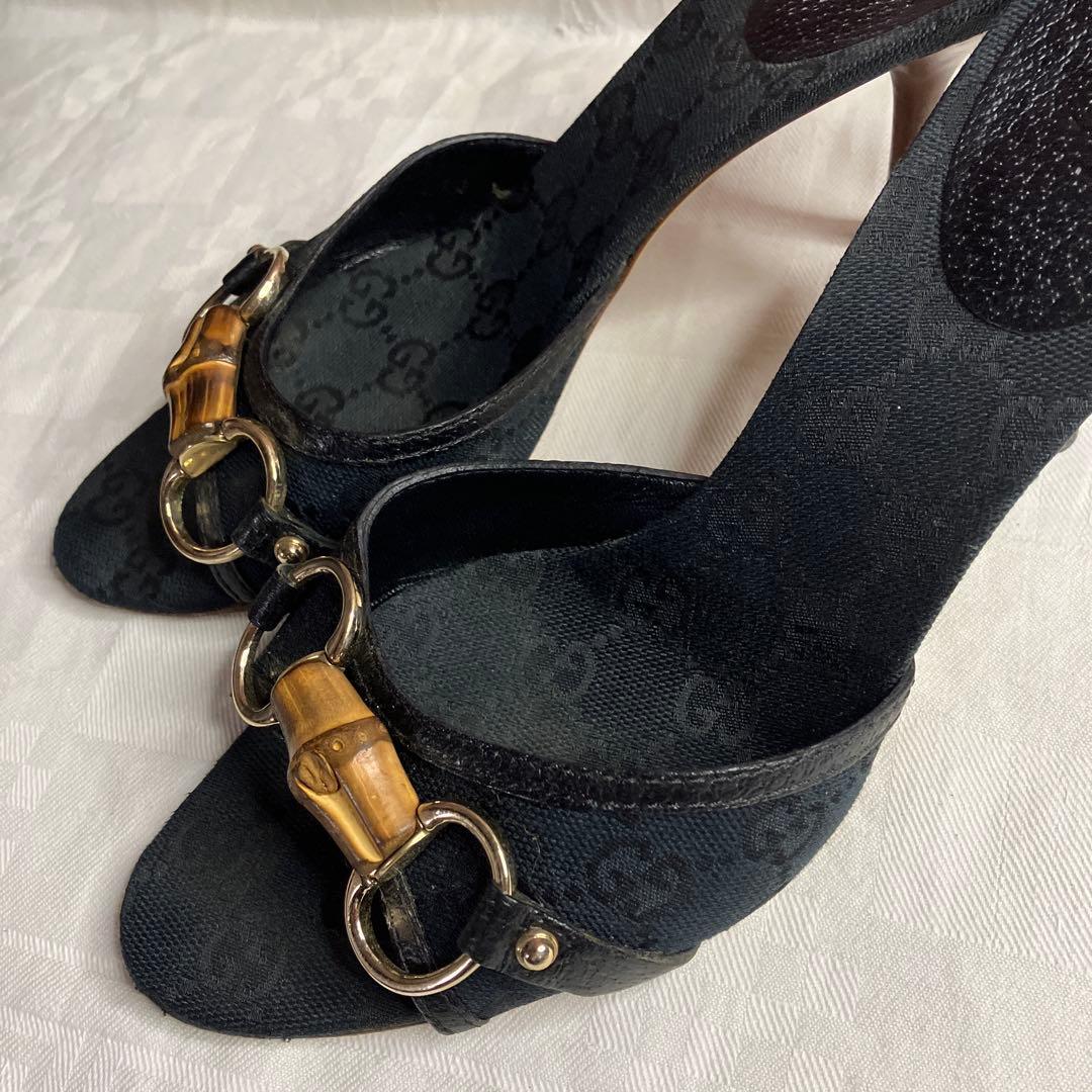 GUCCI♡グッチ バンブーGG柄ミュール