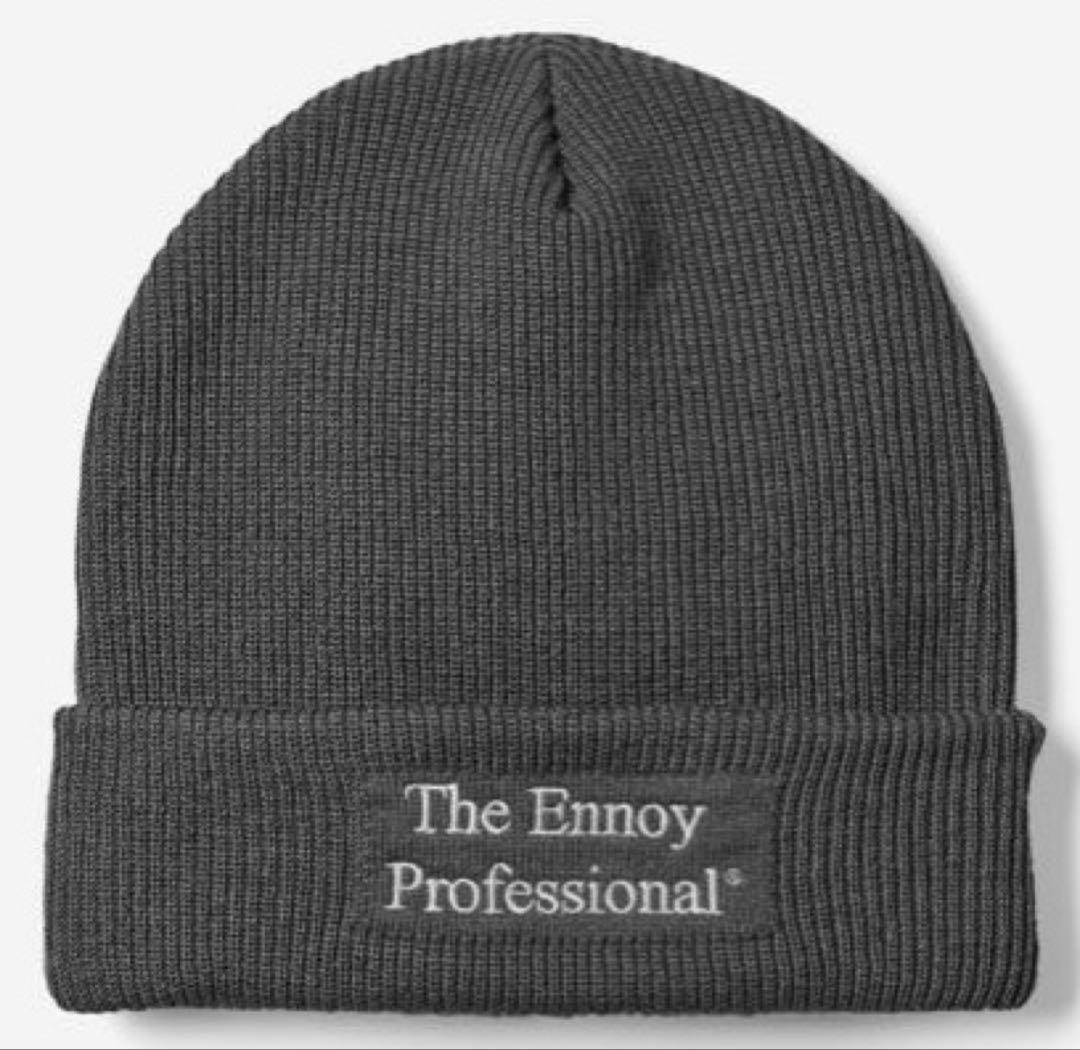 帽子 ennoy PROFESSIONAL KNIT CAP GRAY