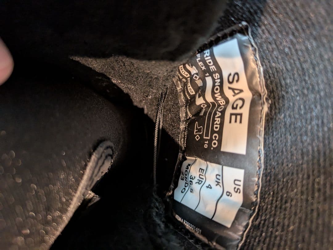 RIDE スノーボードブーツ 女性用 ブラック