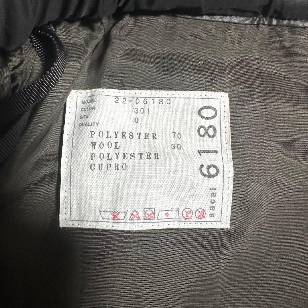 sacai サカイ Suiting Pantsパンツ22-06180 スラックス