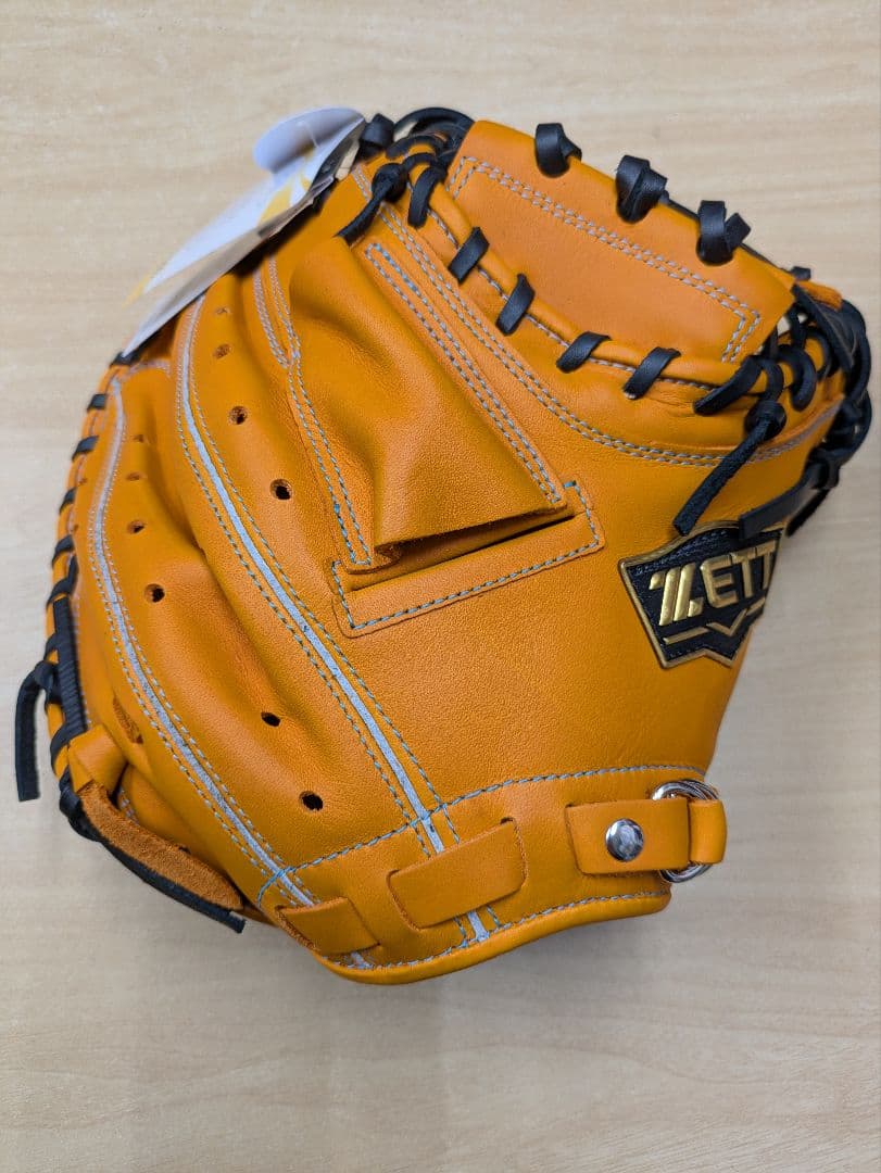 ZETT 少年軟式野球 キャッチャーミット　オレンジ