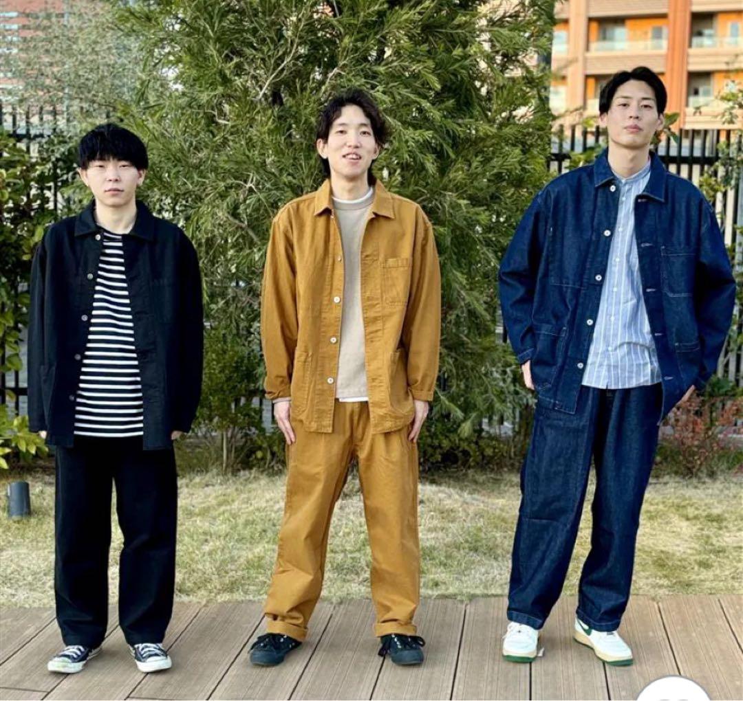 【完売品】無印良品 2024SS カポック混 カバーオール＆ワークパンツ