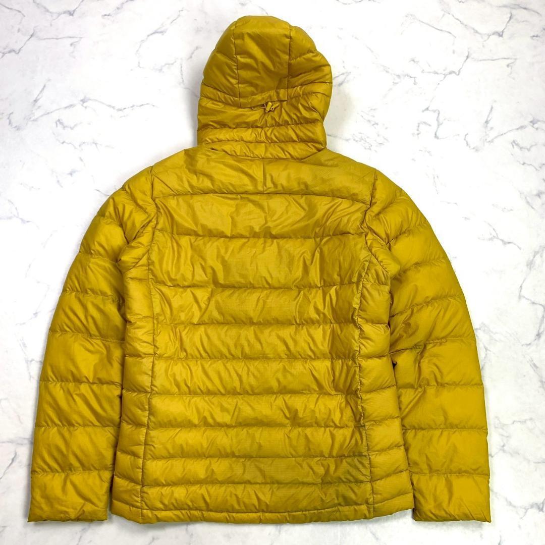 希少色★パタゴニア メンズ ハイロフトダウンフーディ イエロー XS　D875