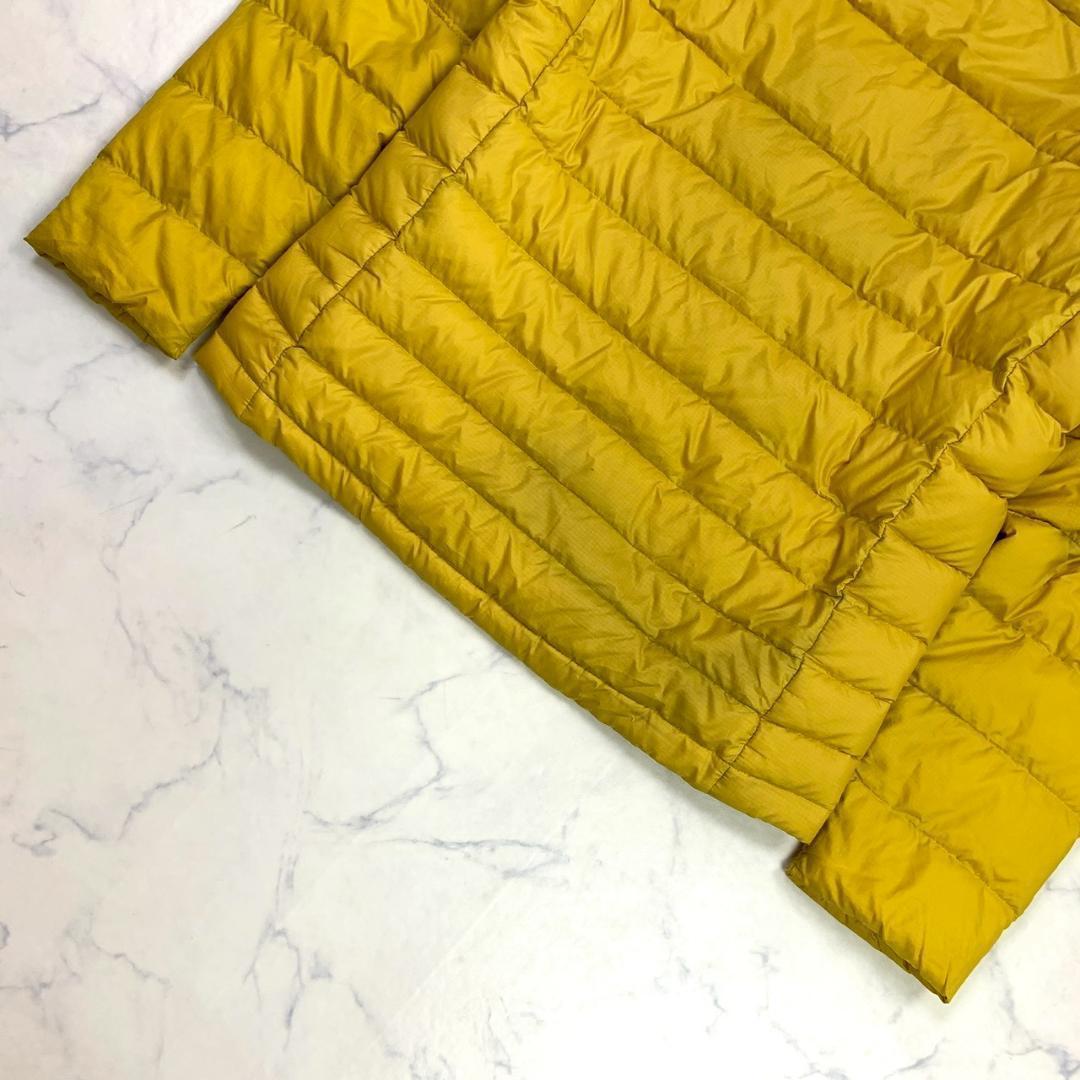 希少色★パタゴニア メンズ ハイロフトダウンフーディ イエロー XS　D875