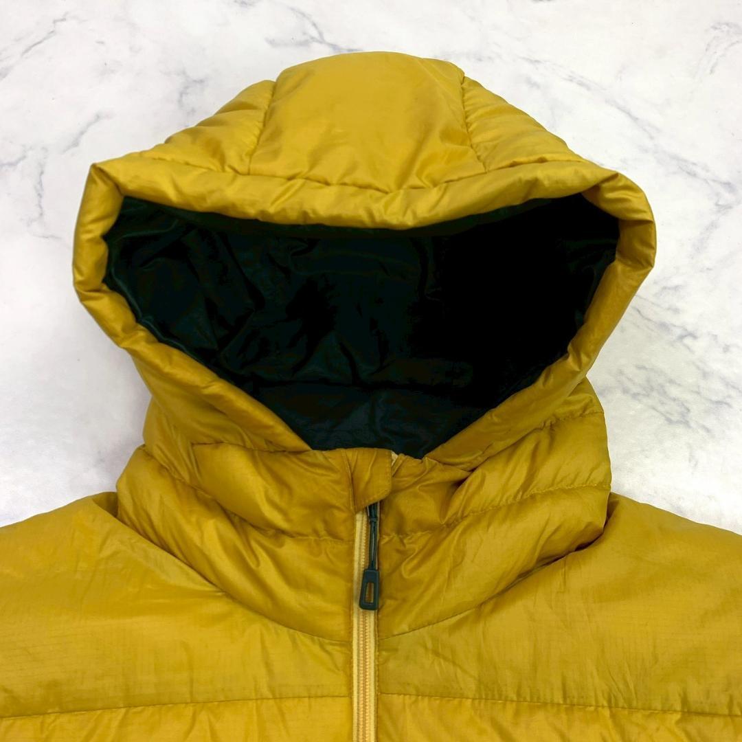 希少色★パタゴニア メンズ ハイロフトダウンフーディ イエロー XS　D875