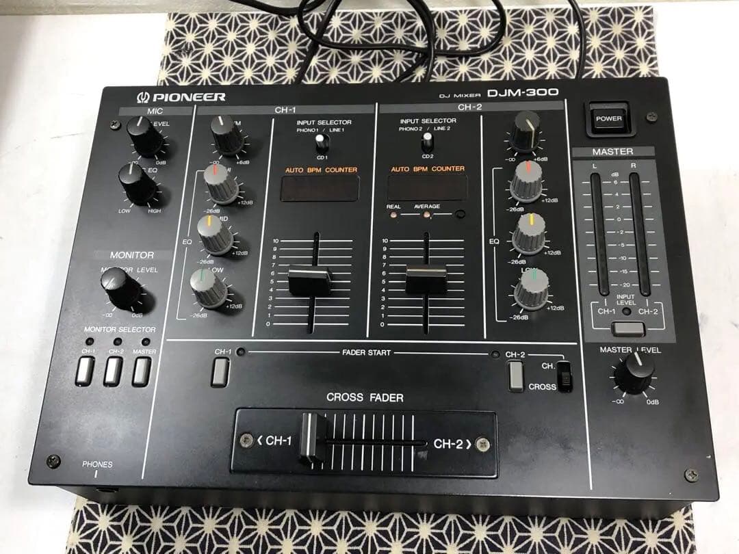 pioneer dj パイオニア　DJM-300 黒 フェーダーメンテナンス