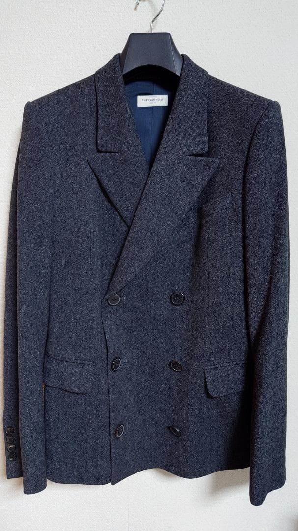 値下げ DRIES VAN NOTEN ダブル テーラードジャケット サイズ46
