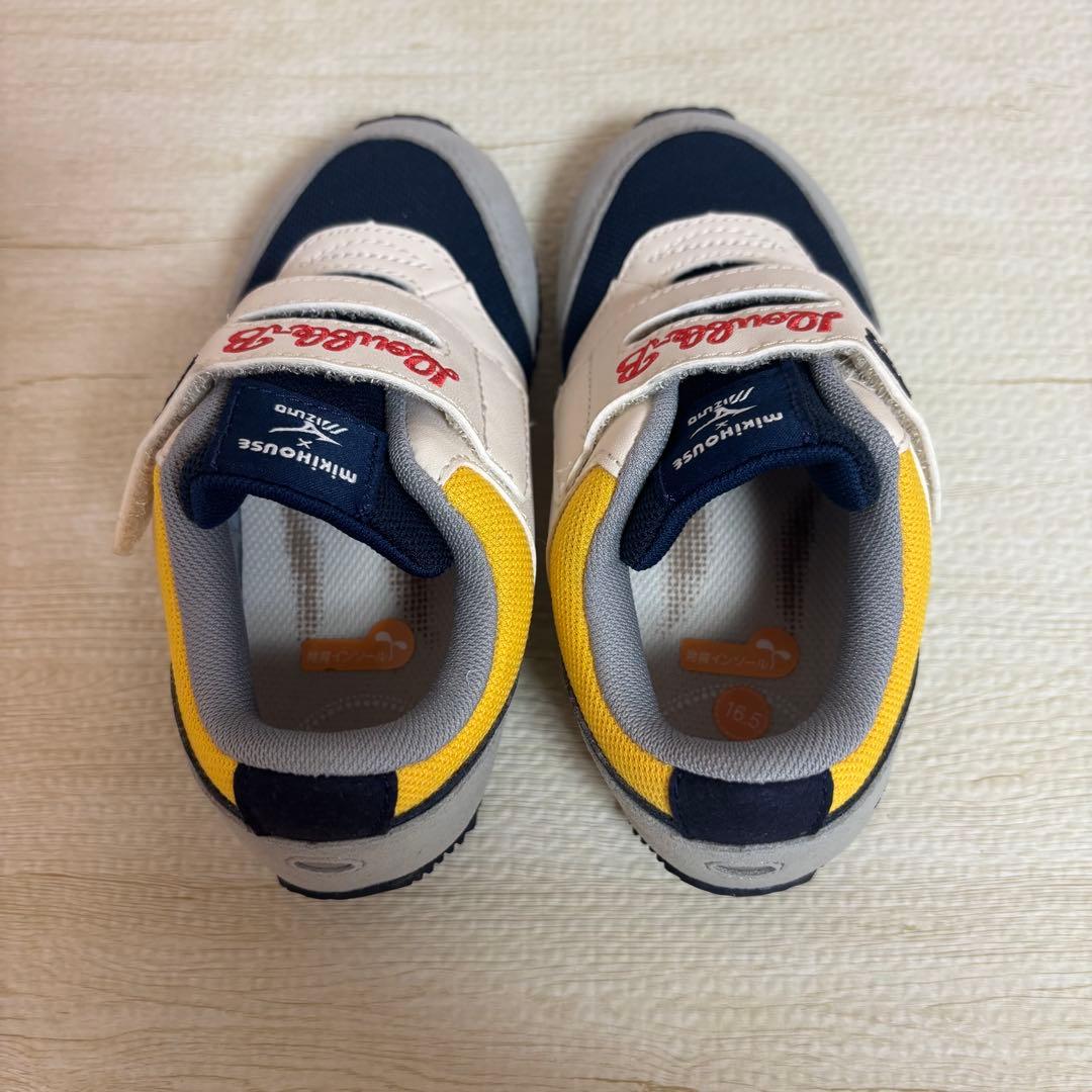 新品未使用　ミキハウス　ダブルビー　ミズノ　スニーカー　16.5