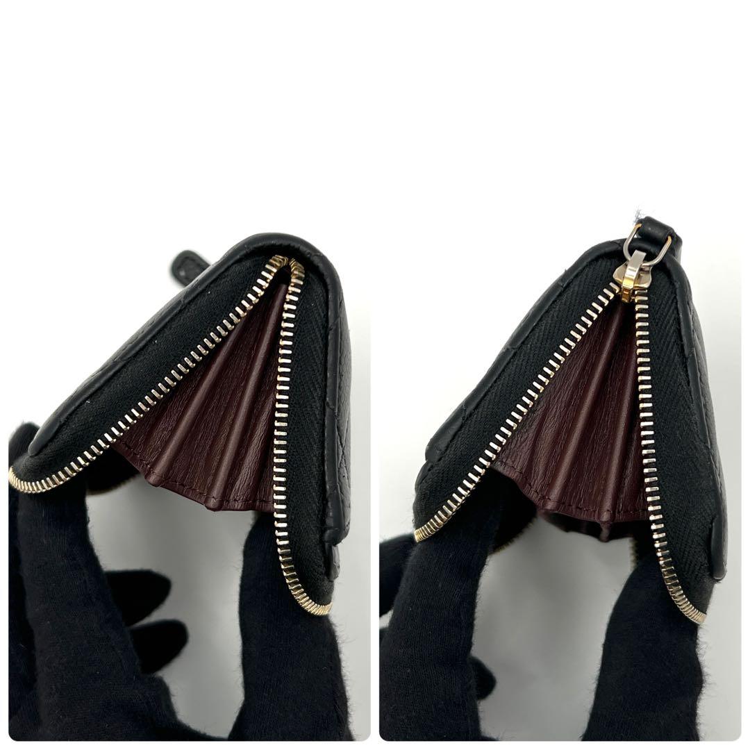 【美品】シャネル マトラッセ キャビアスキン ケース クラシックジップ