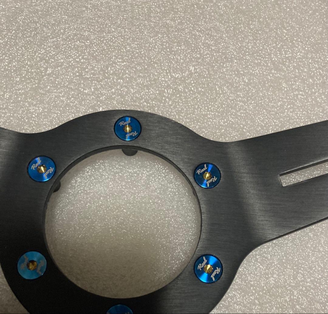 Real ステアリングホイール ウッド/ブラック