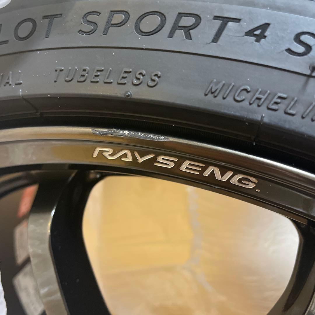 VOLK RACING CE28N plus 18インチ タイヤセット