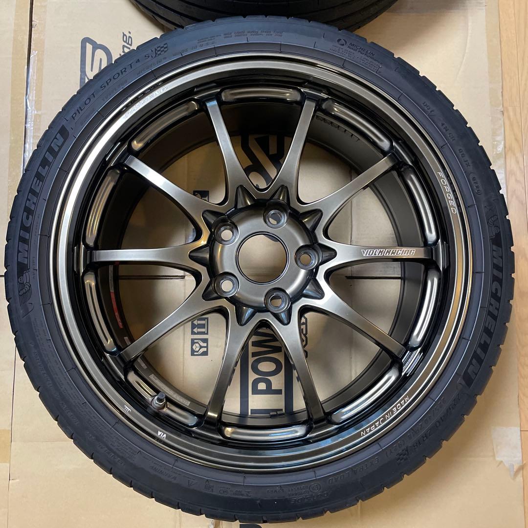 VOLK RACING CE28N plus 18インチ タイヤセット