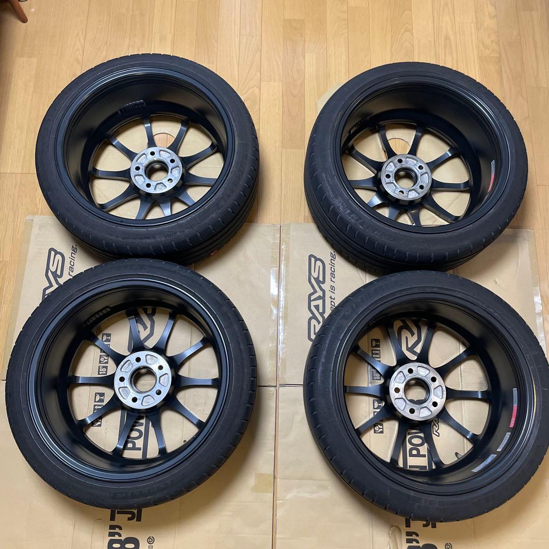 VOLK RACING CE28N plus 18インチ タイヤセット